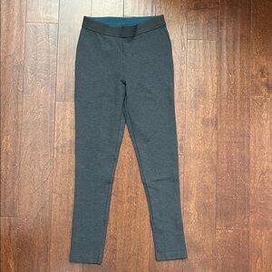 Boden Gray Leggings Perfect for Fall Layering, Seams Run Down the Back, Size 6